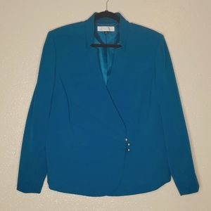 TAHARI TEAL GREEN WOMEN BLAZERS